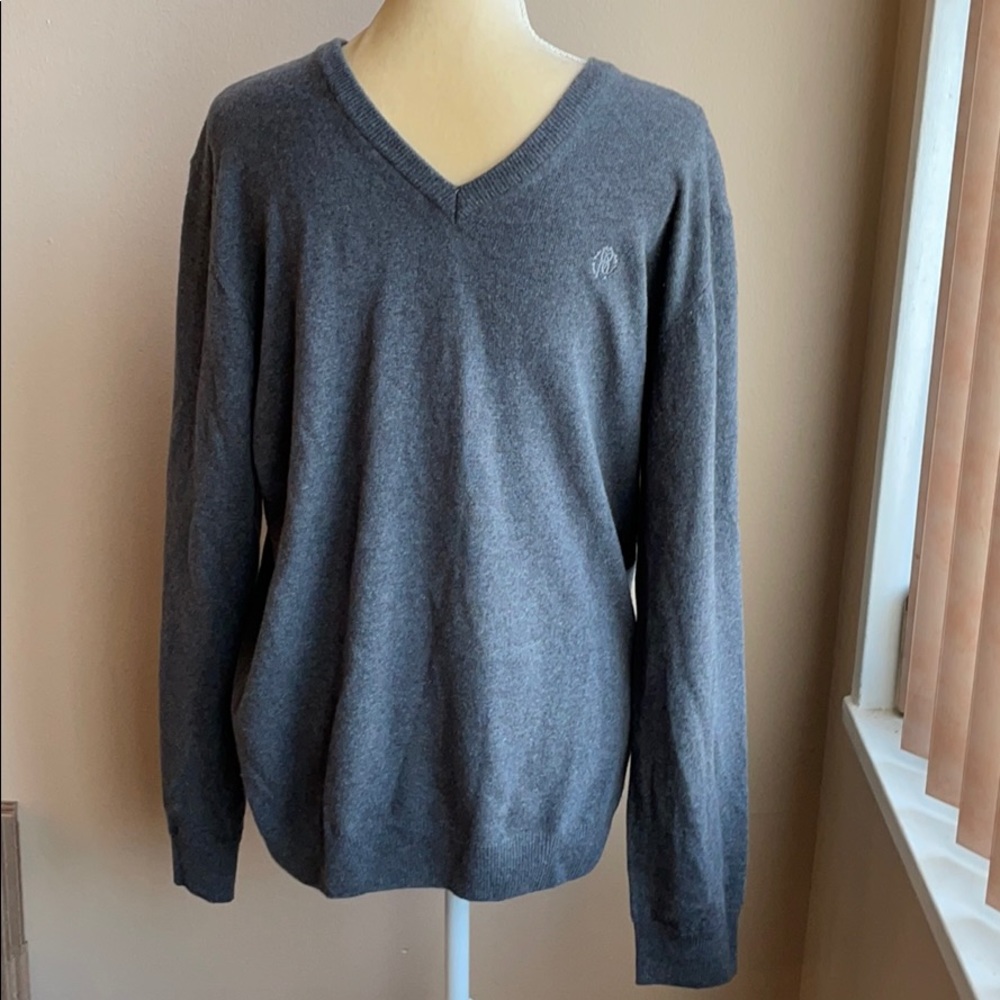 Roberto Cavalli gray wool/cashmere sweater XXL